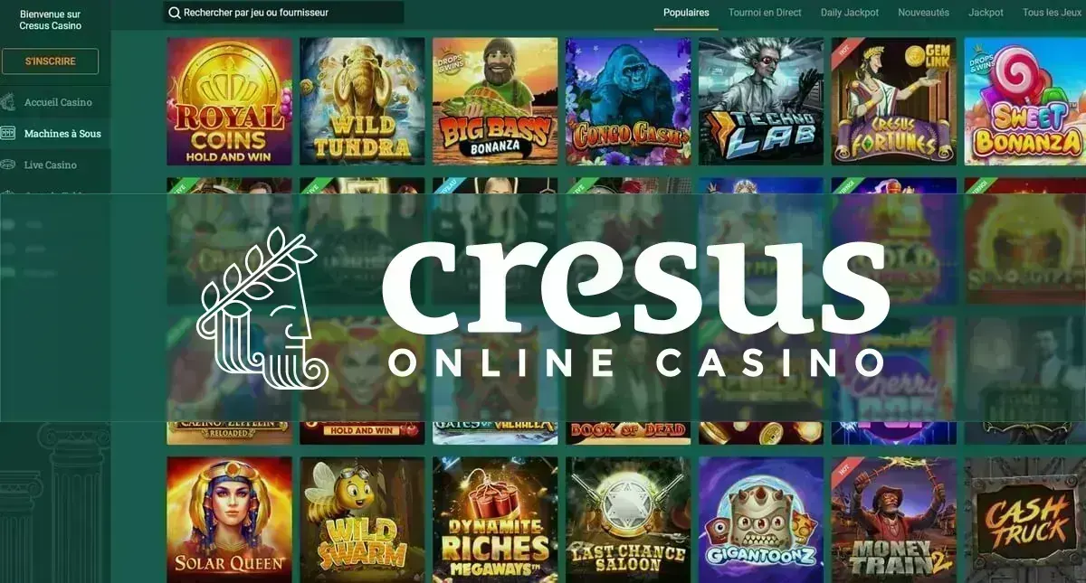 Vue principale Cresus Casino